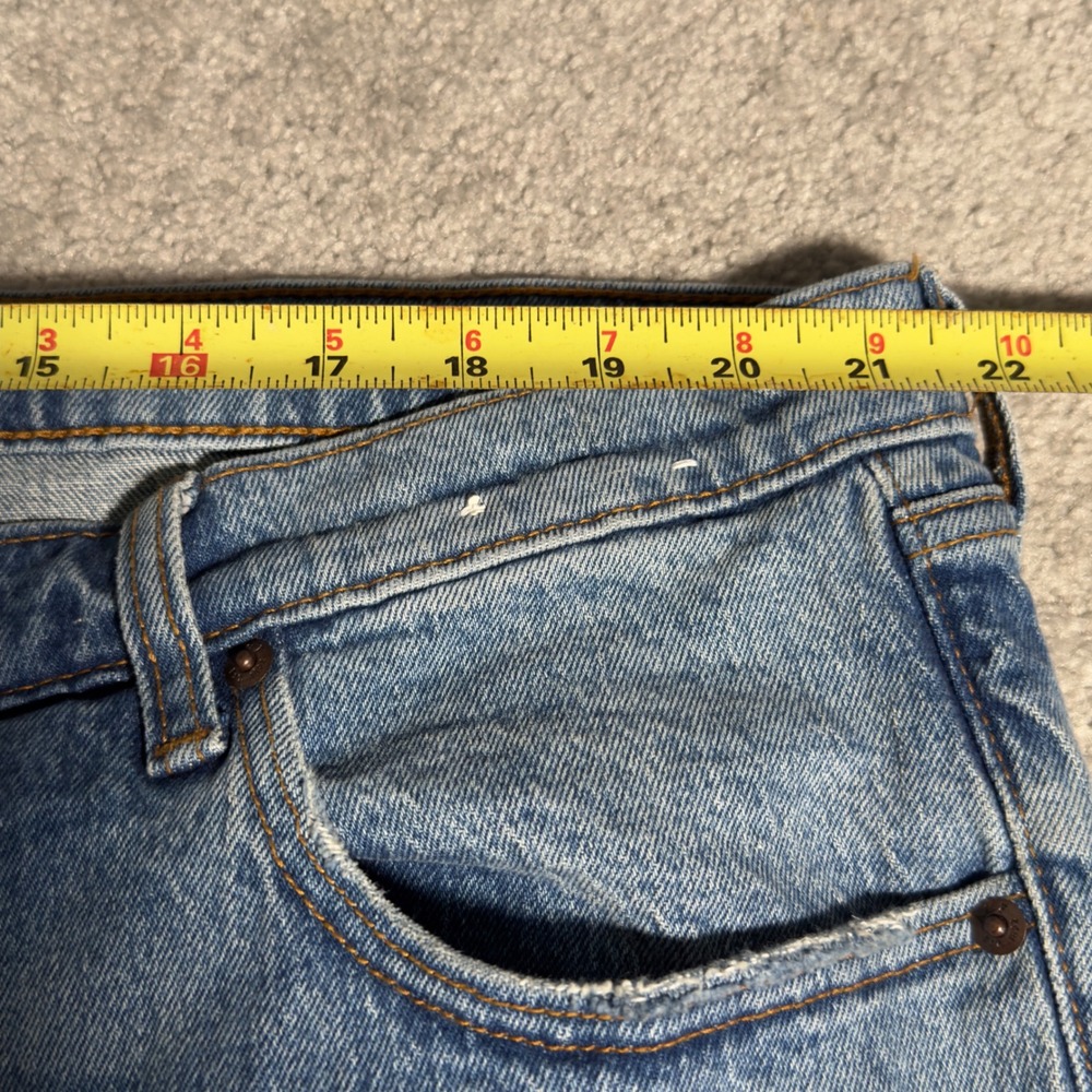 Abercrombie & Fitch The Straight Mid Rise Jeans Women's Size 35 / 20S Blue - Picture 5 of 15
